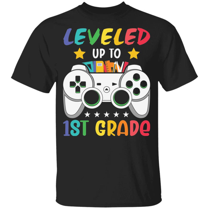 Back to School Leveled Up To 1st Grade Youth T-Shirt