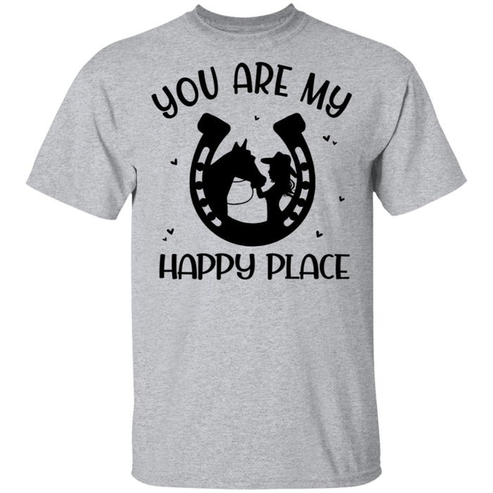 You Are My Happy Place Horse Lovers Shirt