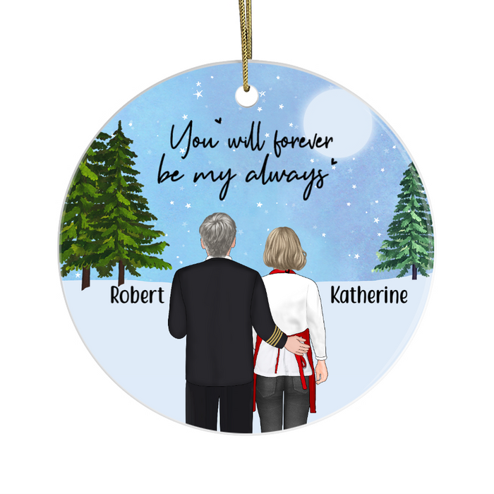 Personalized Ornament, Custom Husband Gift, Couples Gift, Anniversary Gift