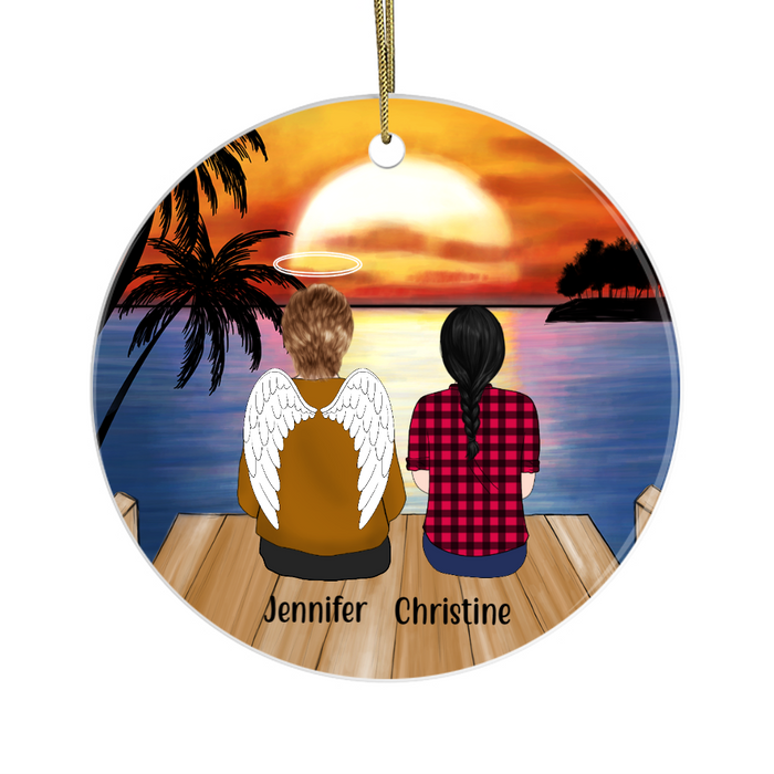 Personalized Ornament, Memorial Gifts, In Memory of Parents Memorial Christmas