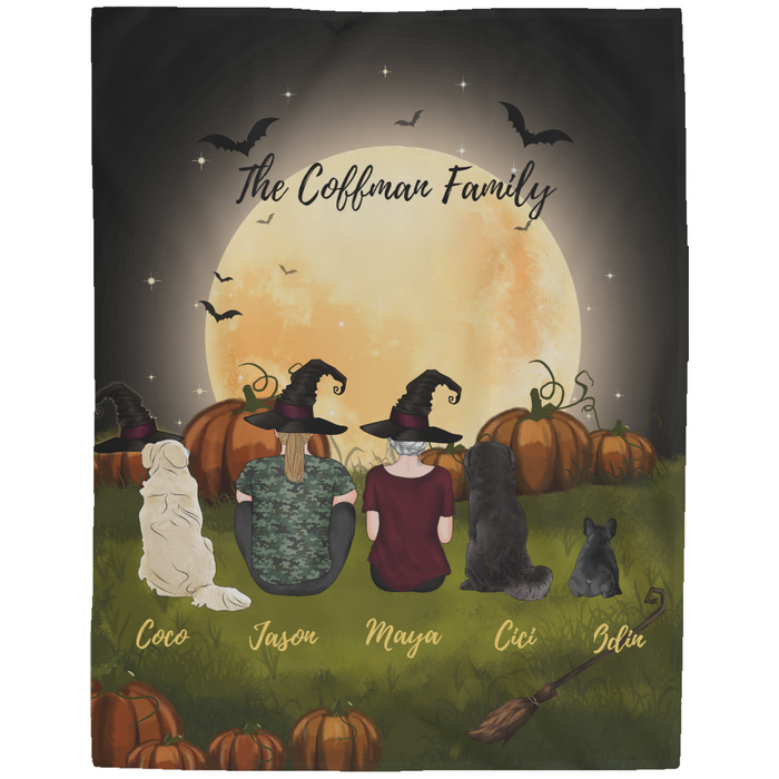 Personalized Blanket, Custom Couple Gifts Halloween Gifts